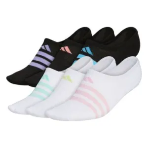 adidas Girl's Superlite 2 6-Pack Super No Show Socks