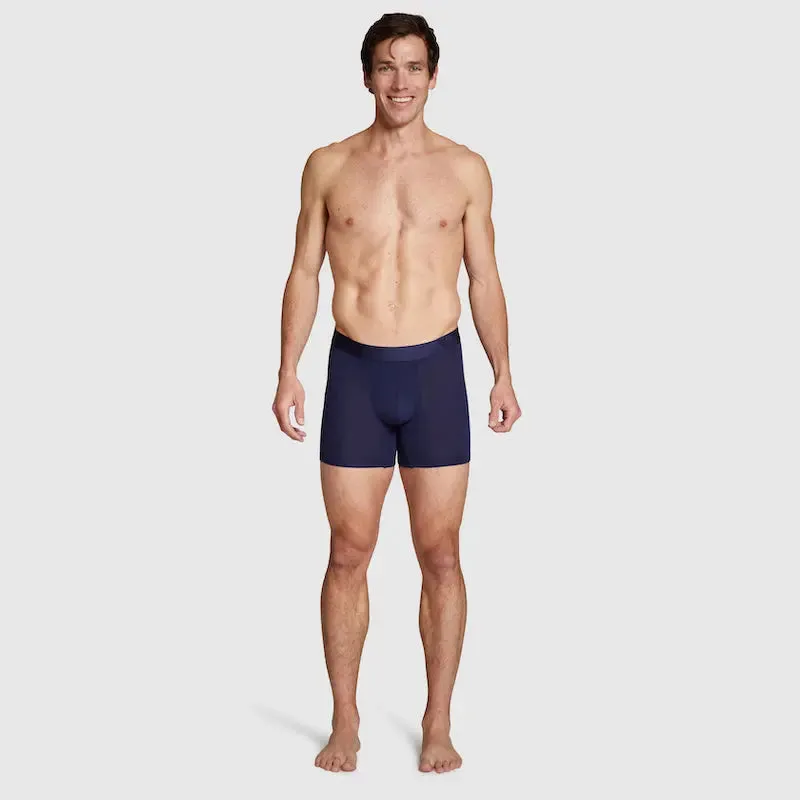 ALPHX Comfort Class Boxer Brief - Modern Fit - Maritime Navy Blue | ALPHX.com