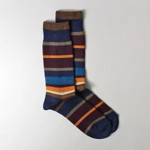 Anonymous Ism Multi Stripes Crew Socks