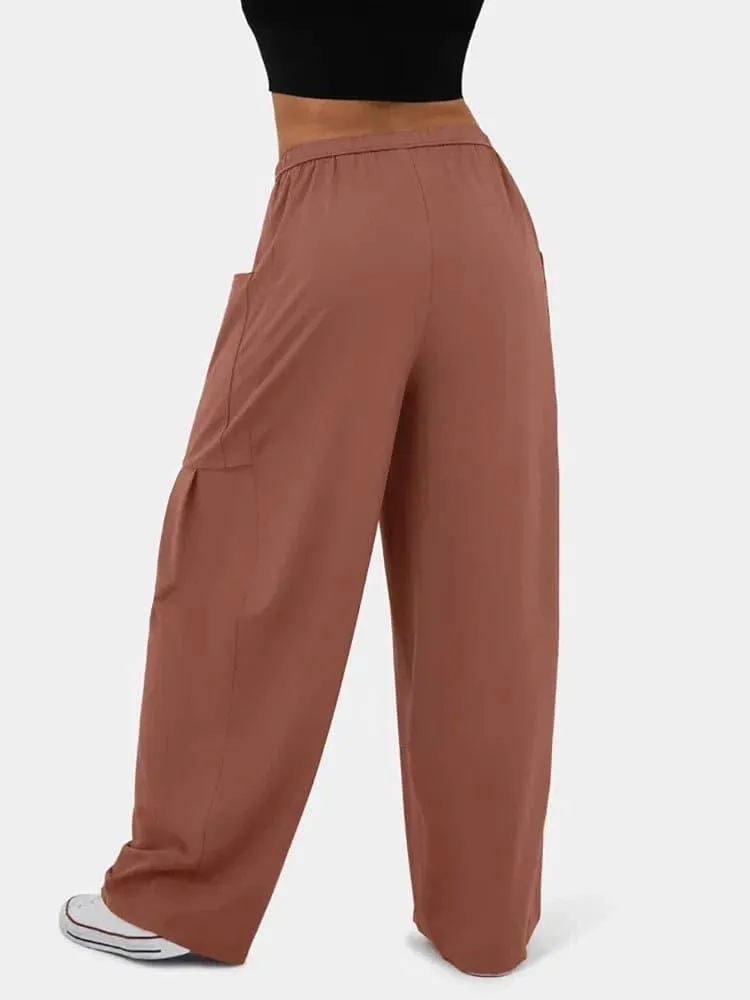 Athleisure Wide Leg Pants - Trendy & Comfortable High Waist Wide-Leg Pants | FITSHINLING