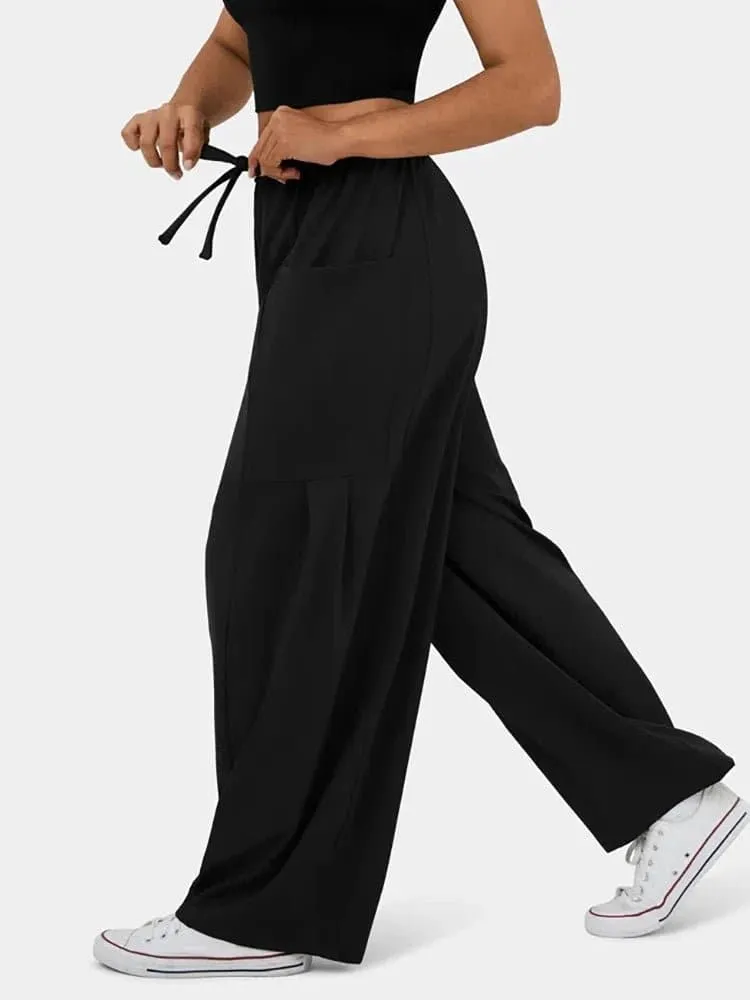 Athleisure Wide Leg Pants - Trendy & Comfortable High Waist Wide-Leg Pants | FITSHINLING