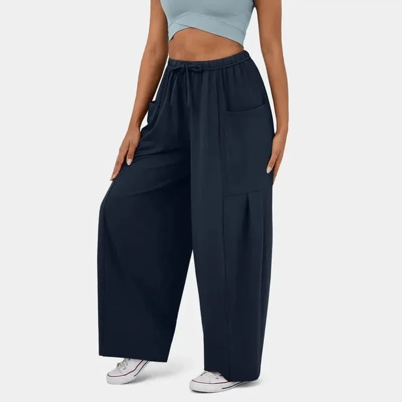 Athleisure Wide Leg Pants - Trendy & Comfortable High Waist Wide-Leg Pants | FITSHINLING