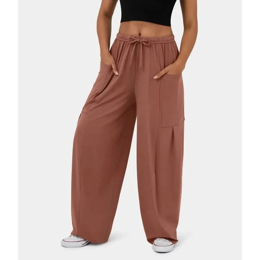 Athleisure Wide Leg Pants - Trendy & Comfortable High Waist Wide-Leg Pants | FITSHINLING