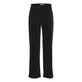 B Young Perlina Velvet Trousers Black