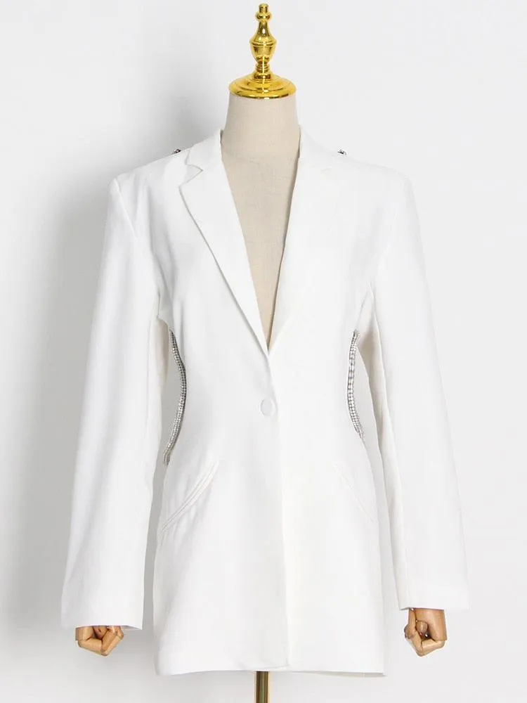 Backless Diamond Knot Blazer