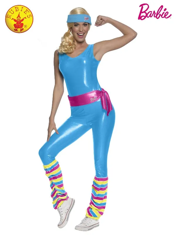 BARBIE EXERCISE COSTUME, ADULT