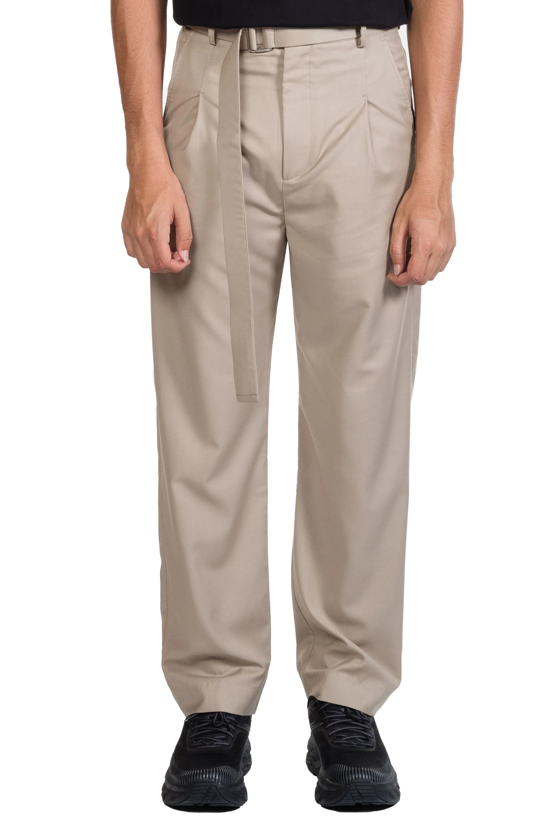 Beige Baggy Pants