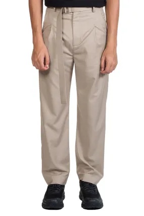 Beige Baggy Pants