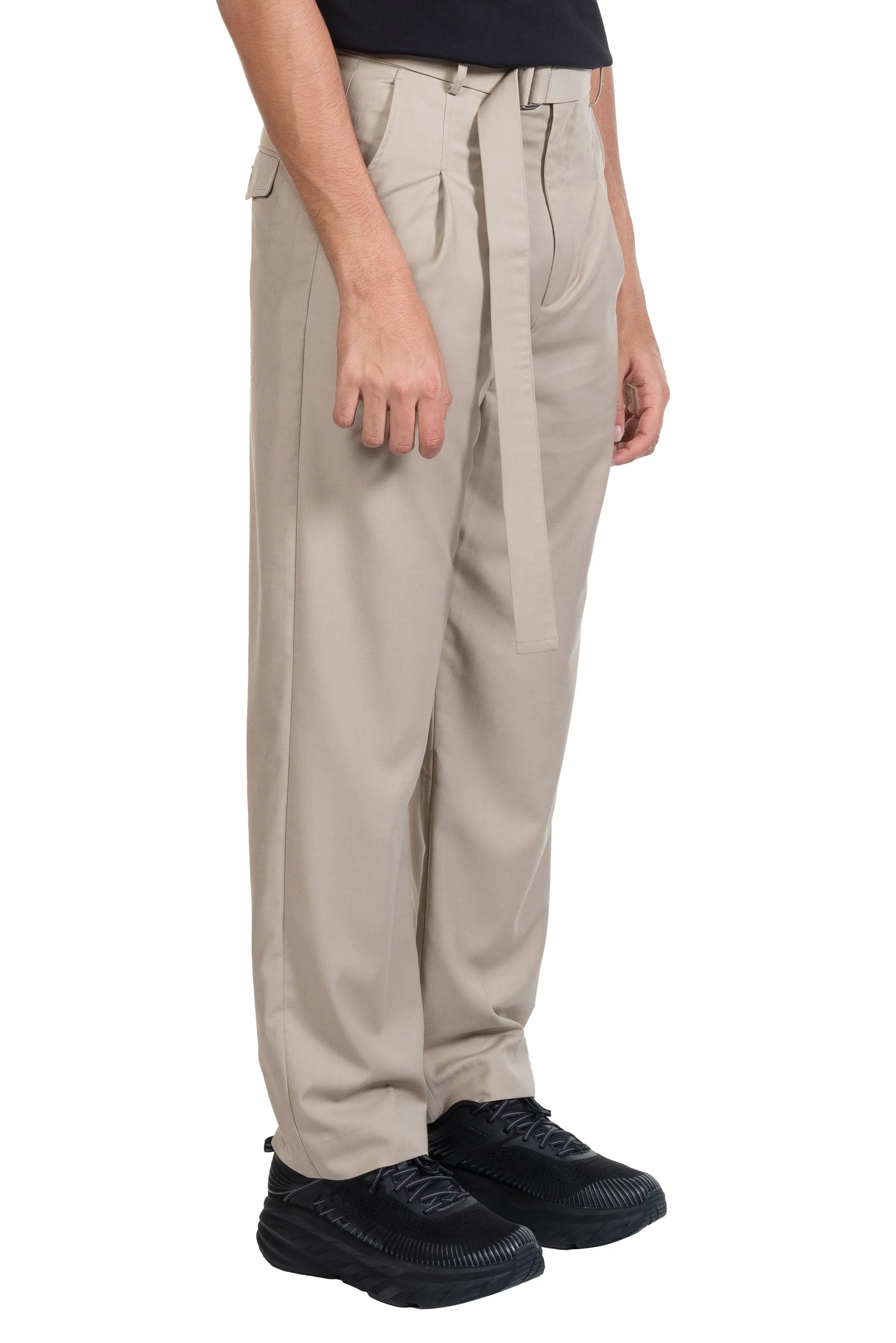 Beige Baggy Pants