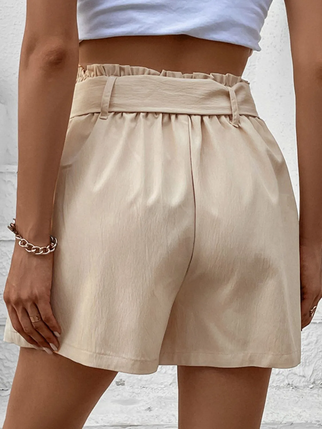 Belted Pleated Shorts - Culture Heaven Special