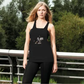 Black Dog Women's Loose Racerback Tank Top