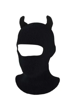 Black Horn Balaclava