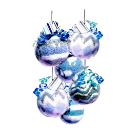 Blue Christmas Socks Ornament