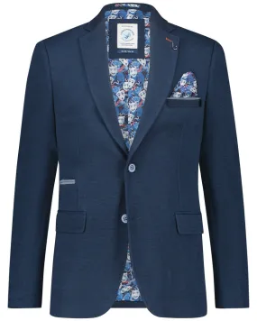 Blue Pique Blazer