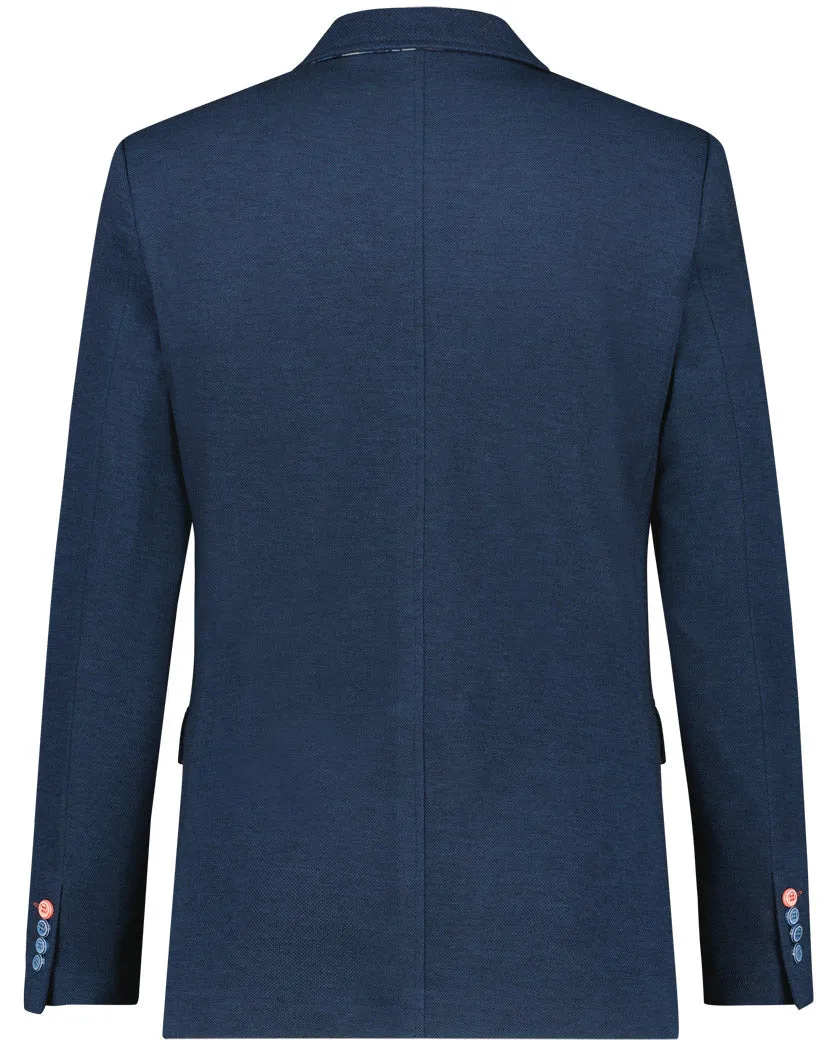 Blue Pique Blazer