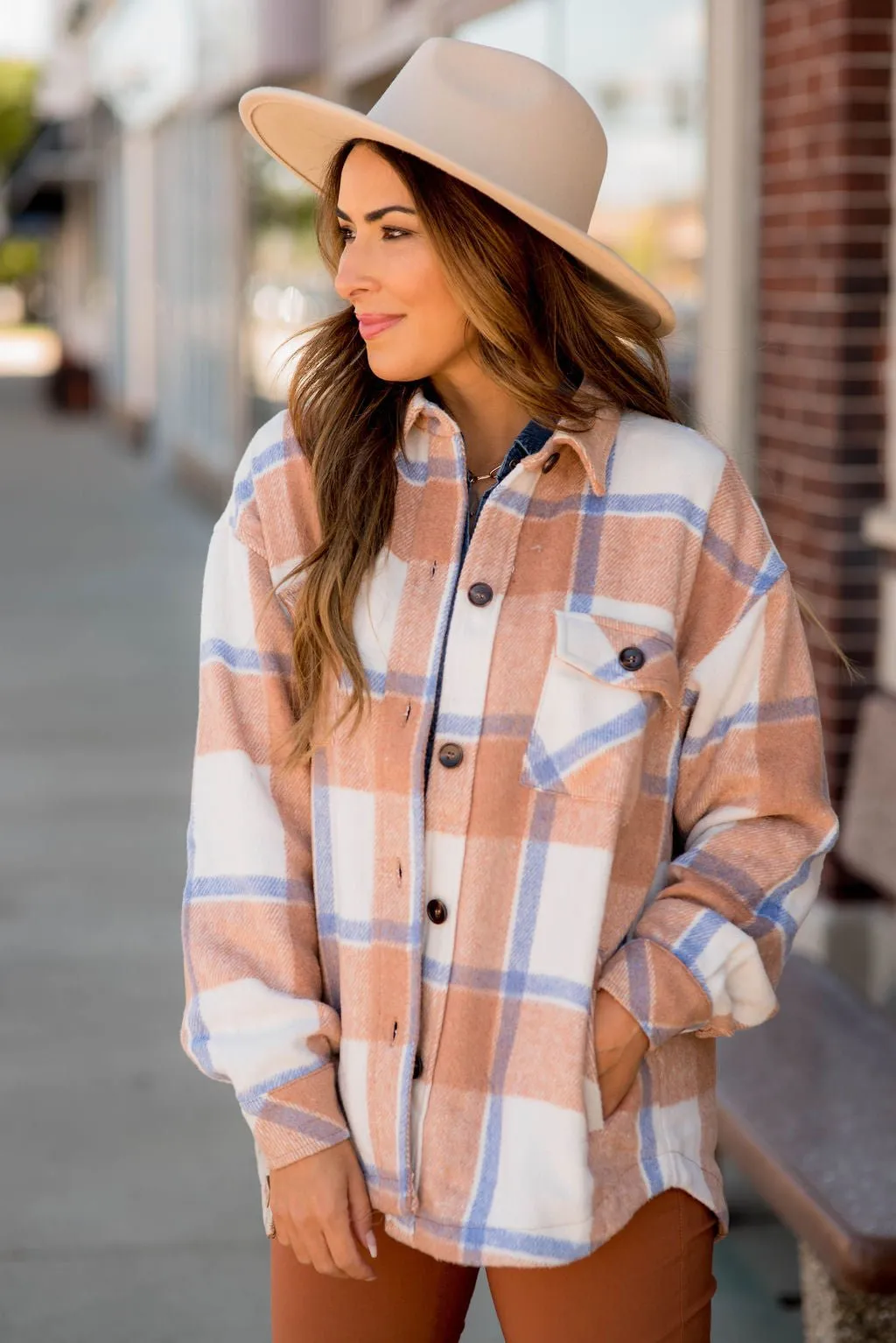 Bonfire Ready Plaid Shacket