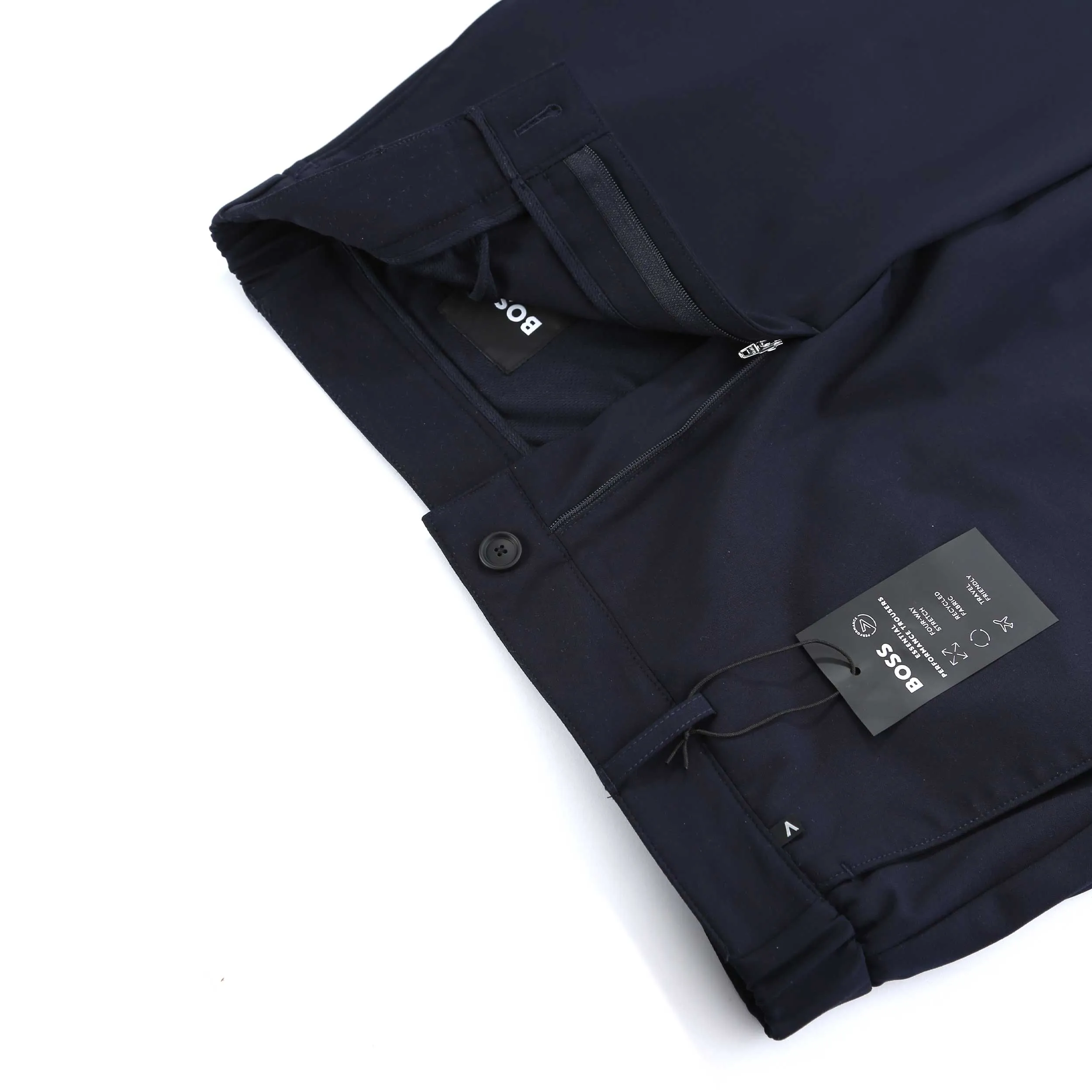 BOSS P Genius 233F Trouser in Dark Blue