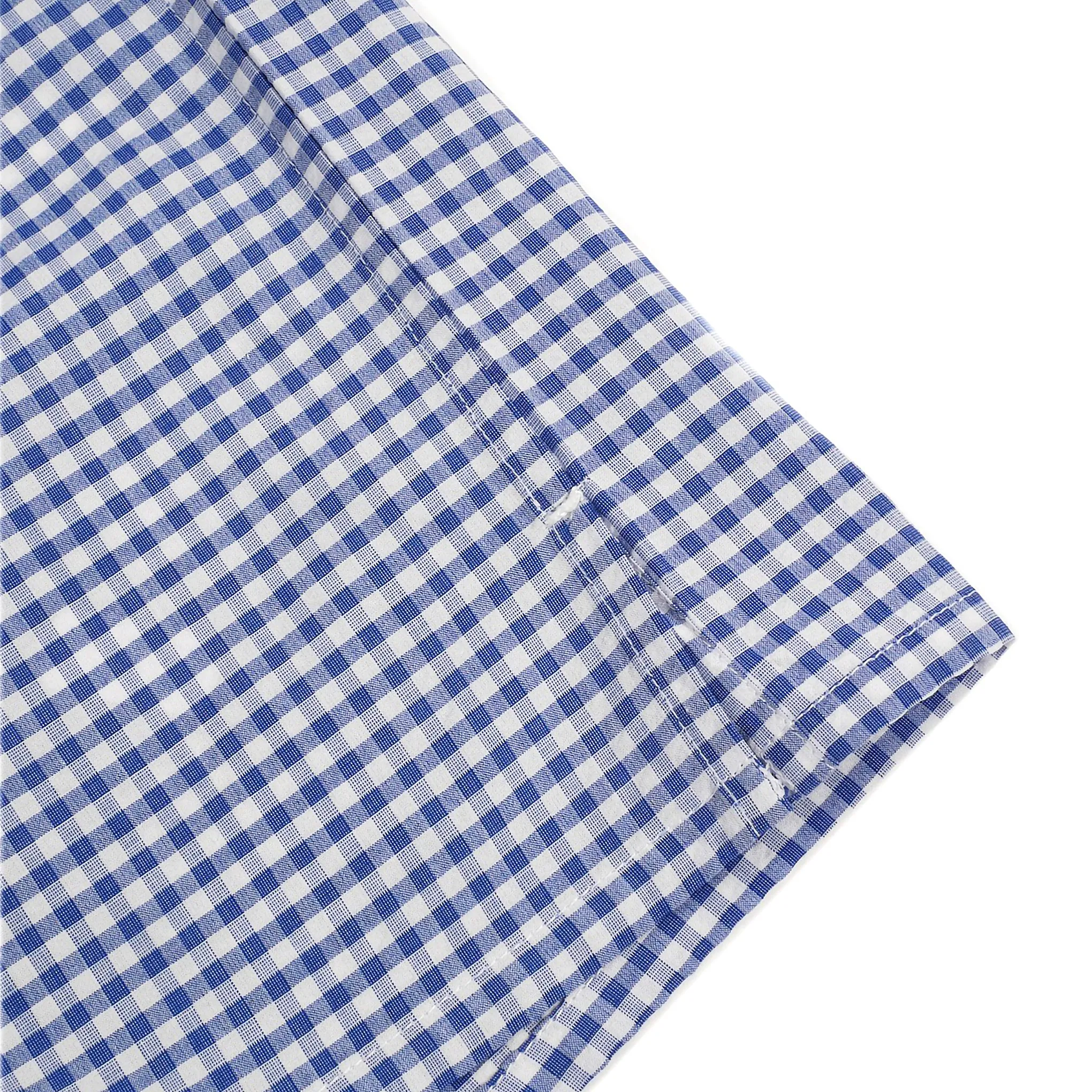 Boxer shorts blue checkered gray background