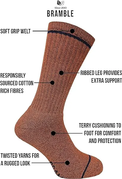 Bramble Men's All Terrain Walking Boot Socks