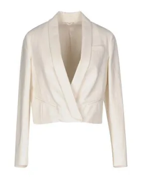 Brunello Cucinelli Women Blazer Ivory 10 UK