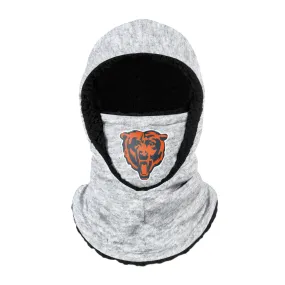 Chicago Bears NFL Heather Grey Big Logo Hooded Gaiter