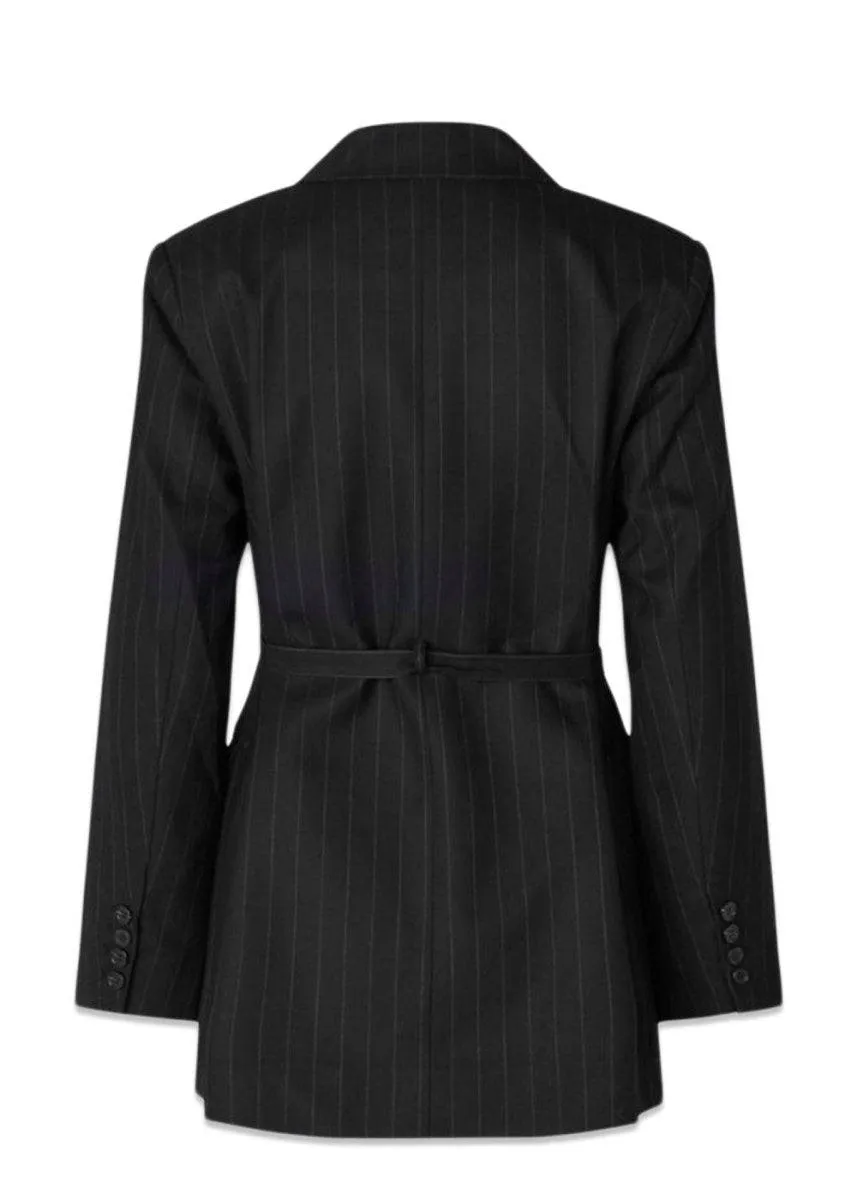 Chicago Blazer - Black Pinstripe