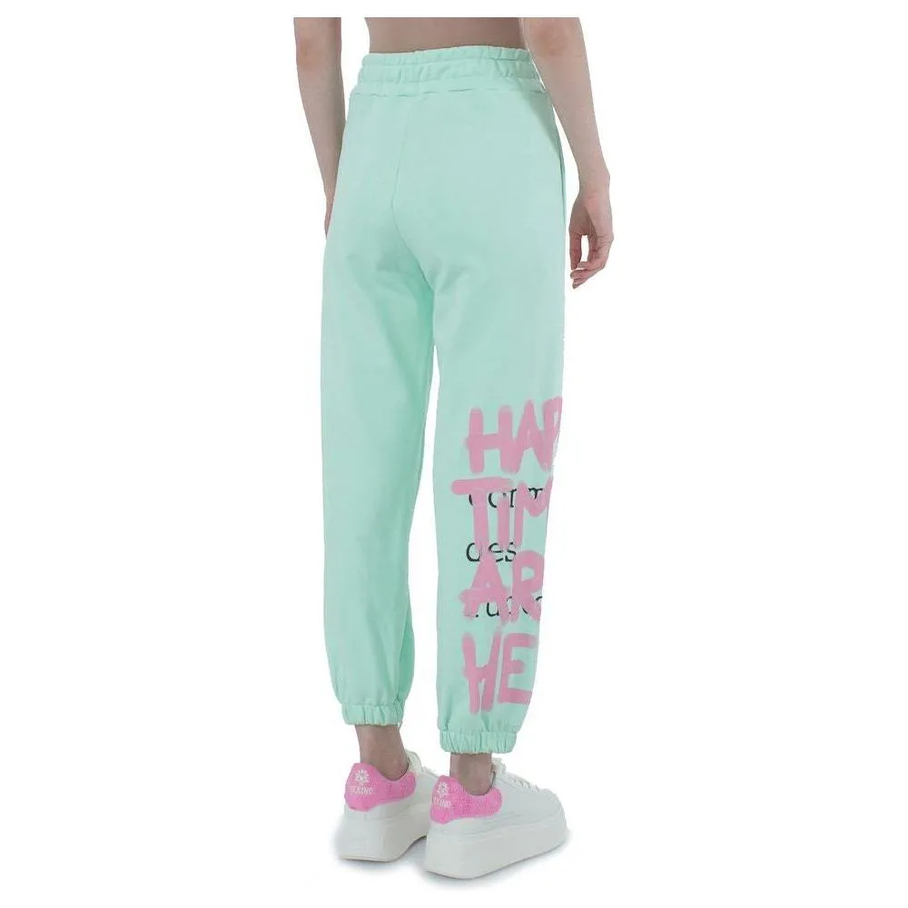 Comme Des Fuckdown Chic Graphic Cotton Trousers for Modern Edge