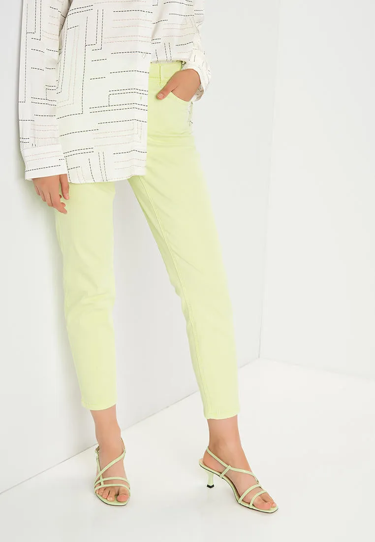 Cotton Pant in Pistachio