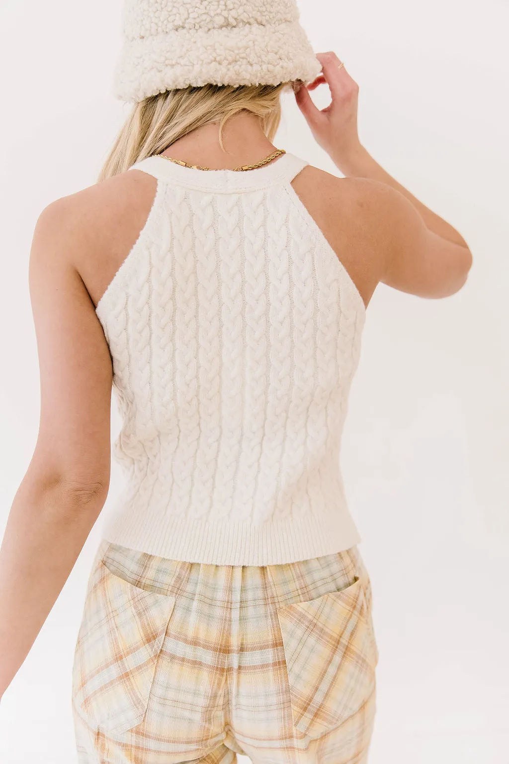 Danica Cable-knit Tank