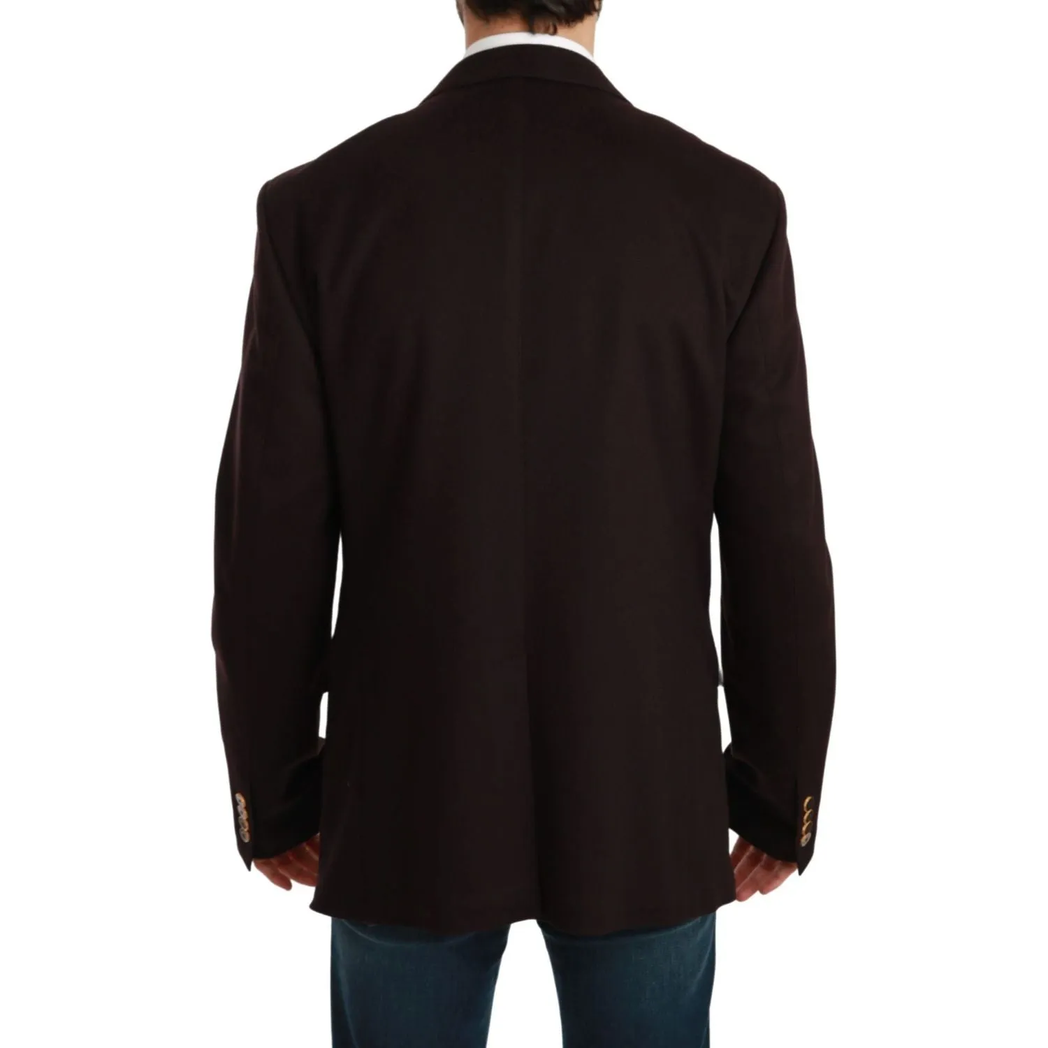 Dolce & Gabbana Elegant Bordeaux Taormina Cashmere Blazer