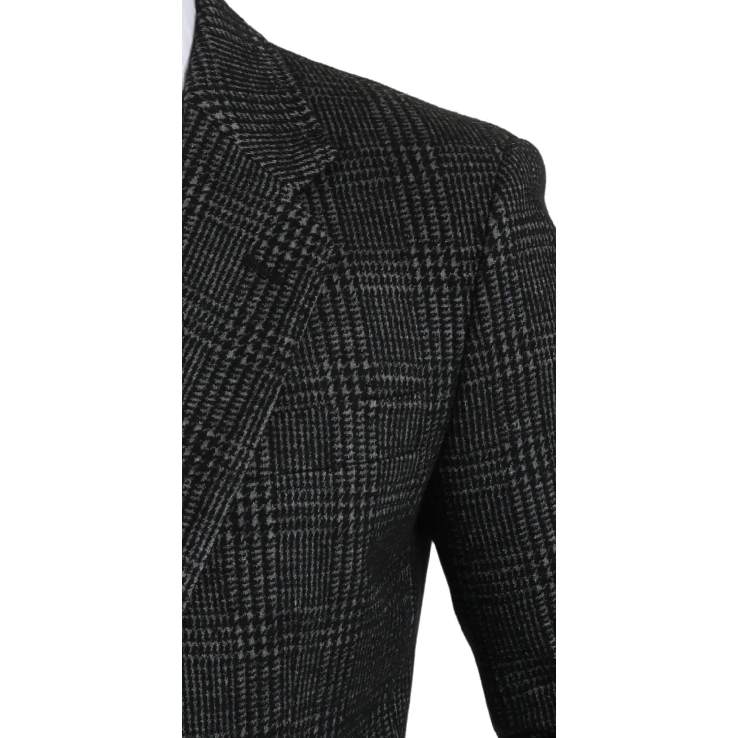 Dolce & Gabbana Elegant Gray Plaid Slim Fit Blazer