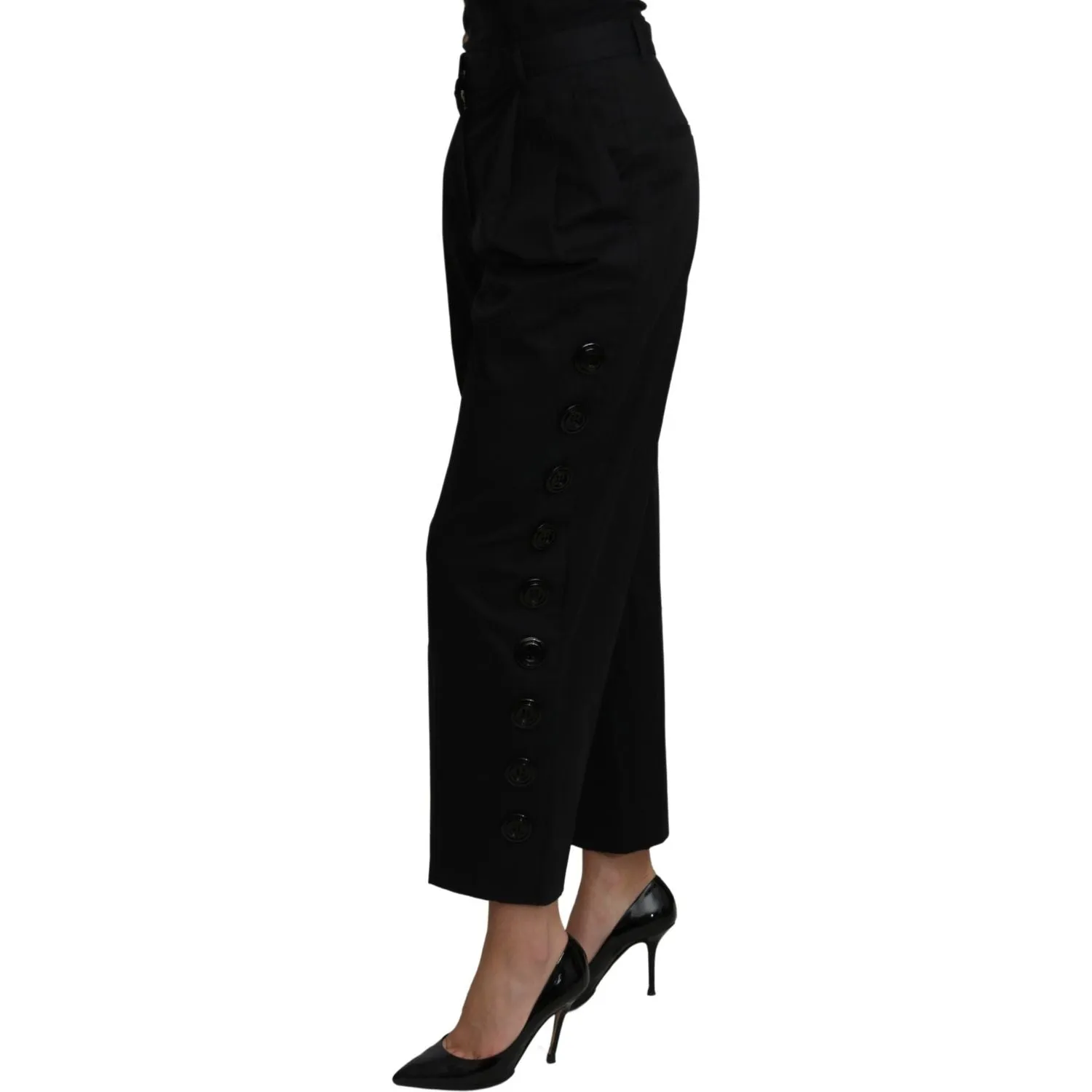 Dolce & Gabbana Elegant High Waist Cropped Pants