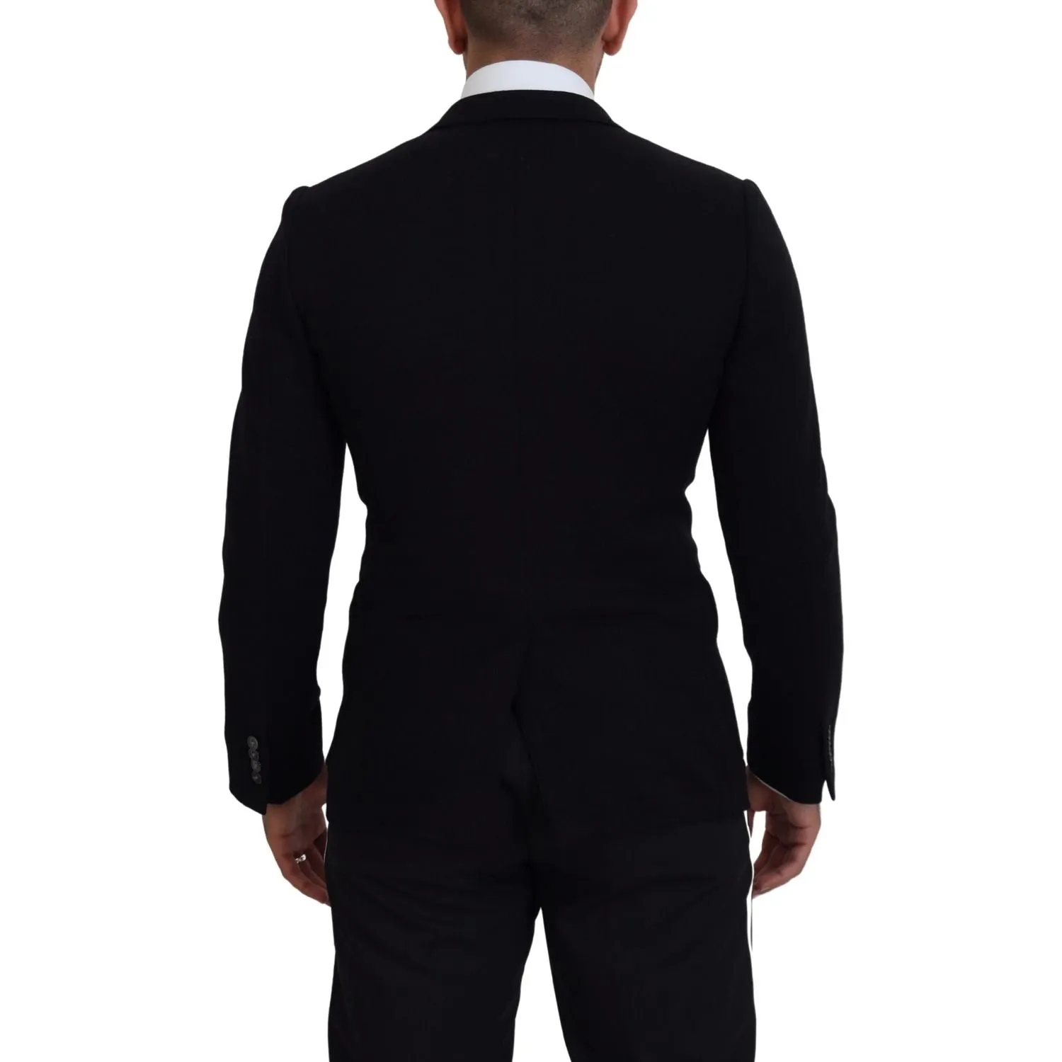 Dolce & Gabbana Elegant Single Breasted Black Wool Blazer