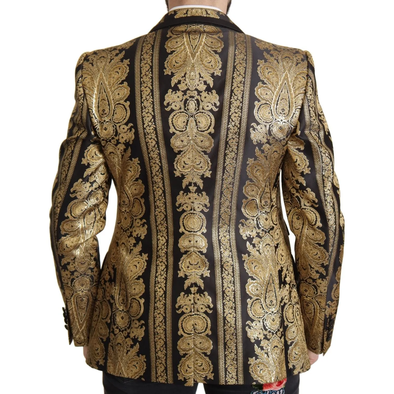 Dolce & Gabbana Elegant Single Breasted Jacquard Blazer