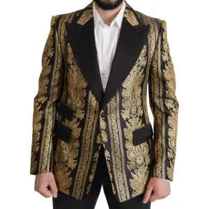 Dolce & Gabbana Elegant Single Breasted Jacquard Blazer