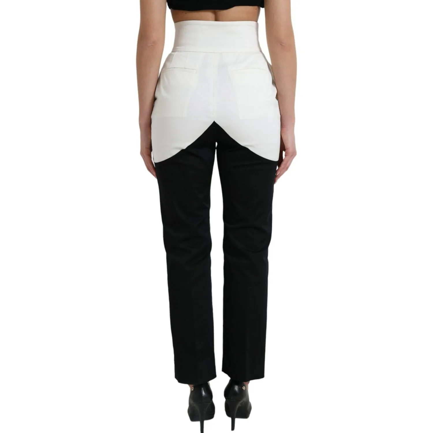 Dolce & Gabbana High Waist Tapered Chic Pants