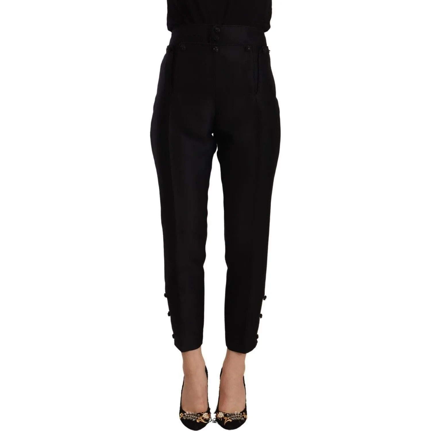 Dsquared² Elevated Elegance High-Waist Skinny Trousers