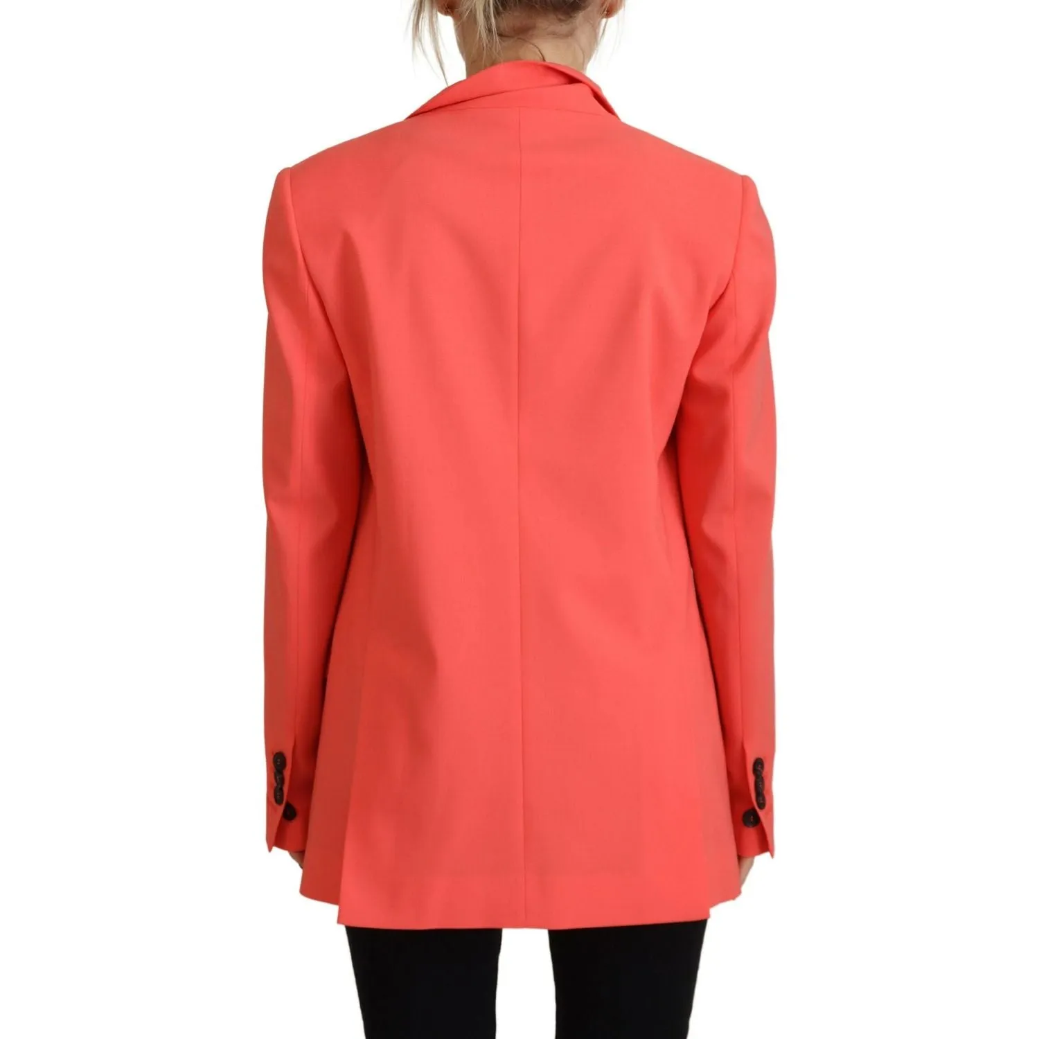 Dsquared² Pink Double Breasted Coat Blazer Jacket