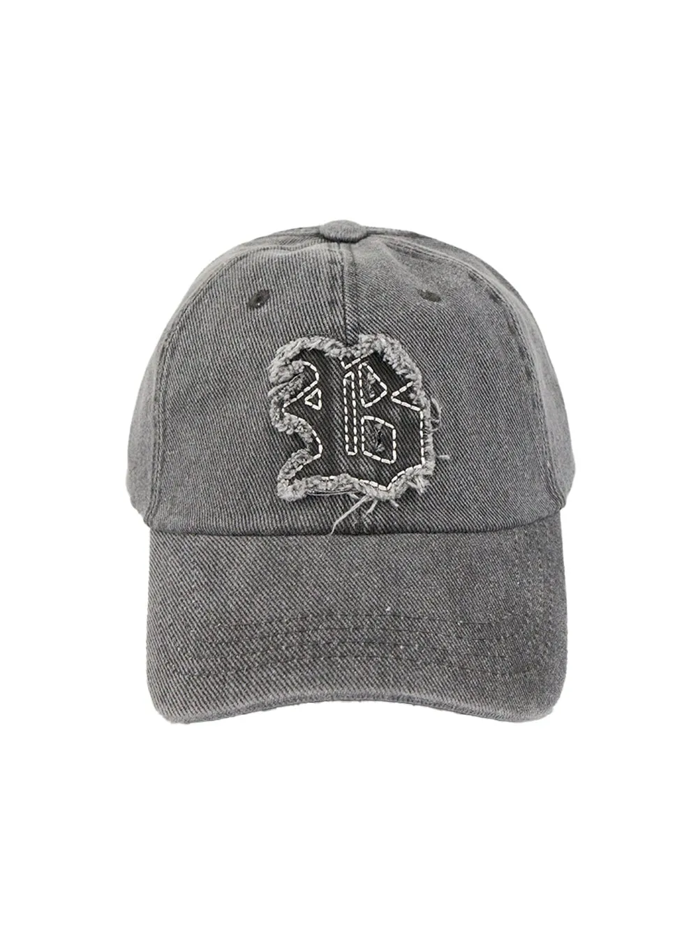 Embroidered Patchwork Washed Cap CG413