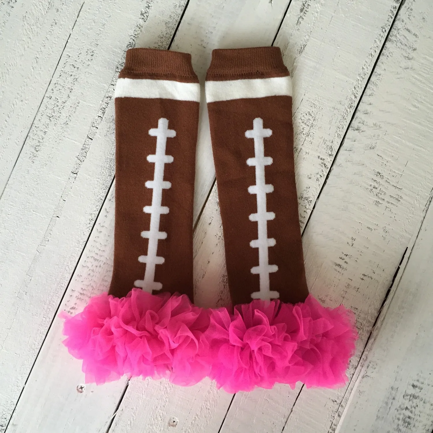 Football Leg Warmers - Navy, Red, Brown, Pink, White