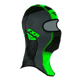 FXR Shredder Thermal Snowmobile Balaclava Black/Lime