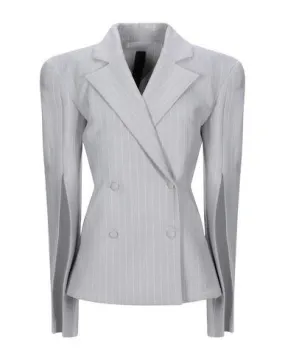 Gareth Pugh Women Blazer Light grey 6 UK