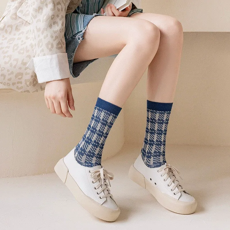 Gohobi Blue Cotton Socks