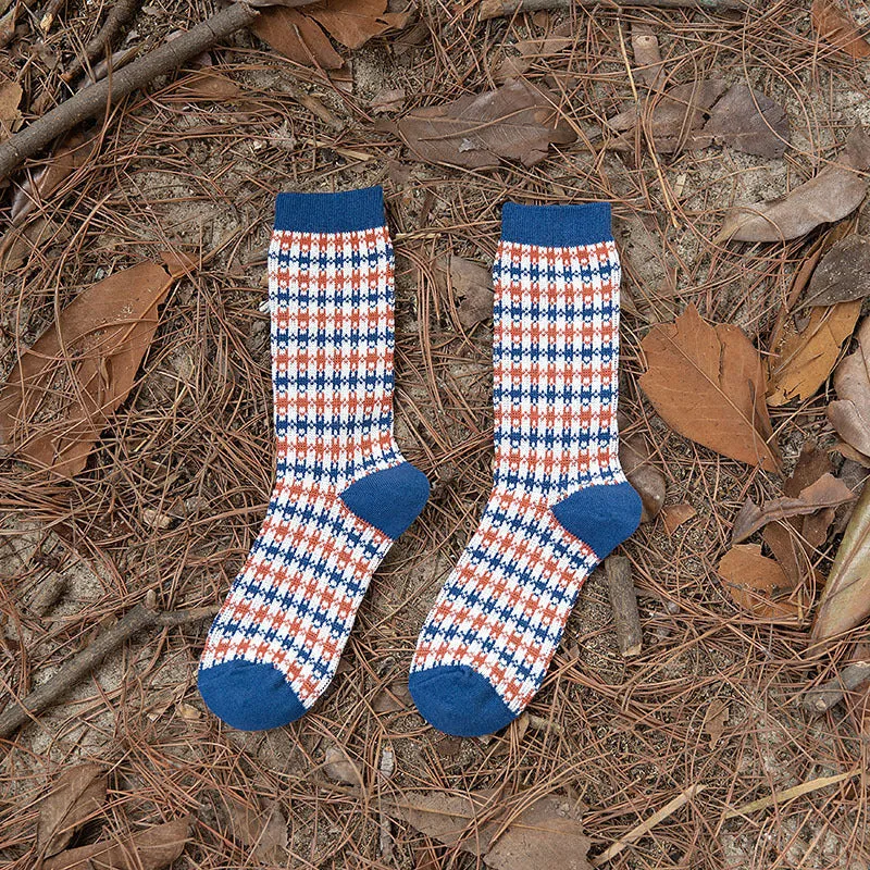 Gohobi Blue Cotton Socks