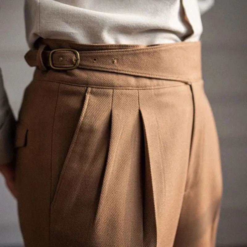 High-Waisted Cavalry Trousers