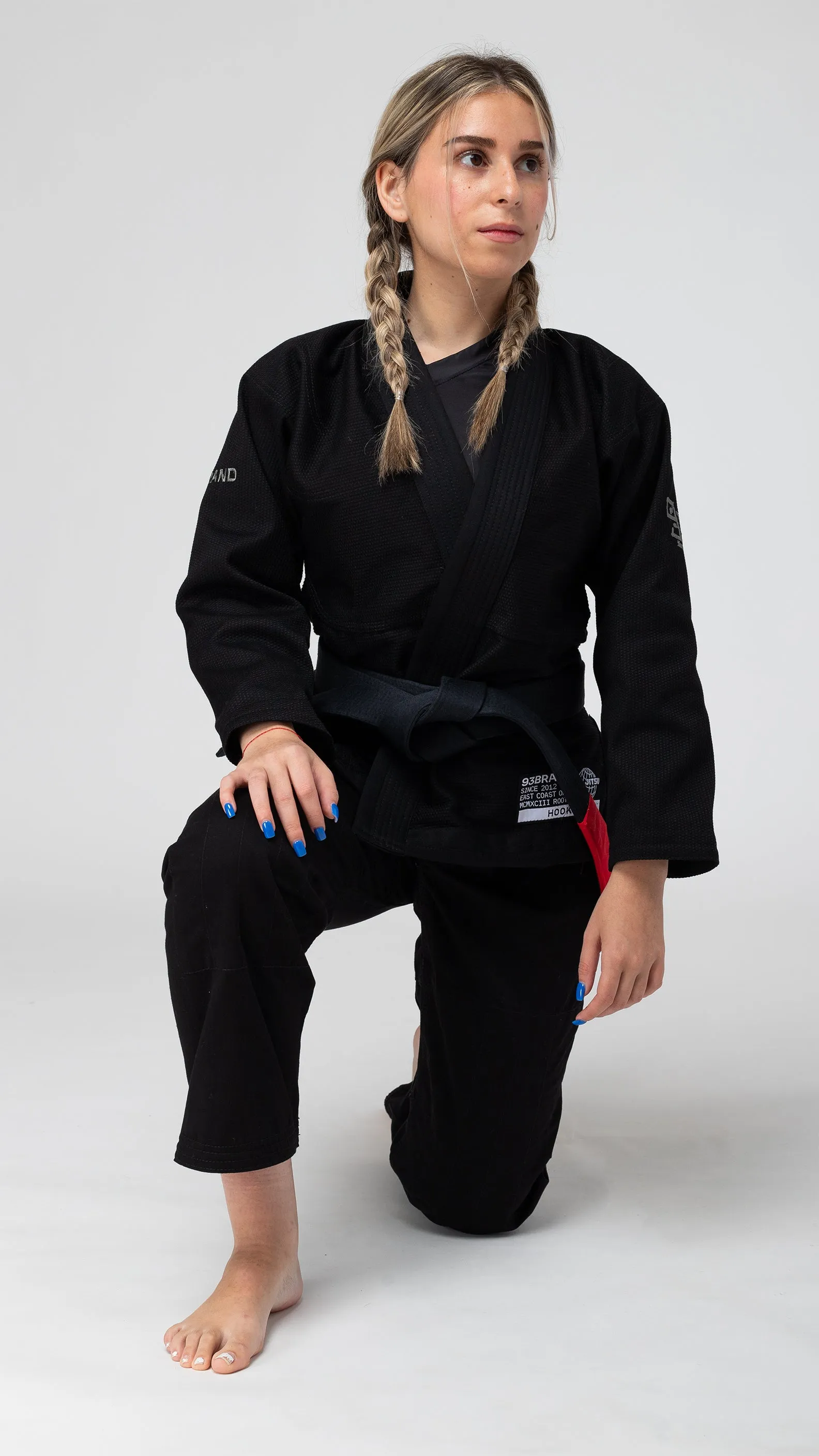 HOOKS CLASSIC Women's Jiu Jitsu Gi - Black