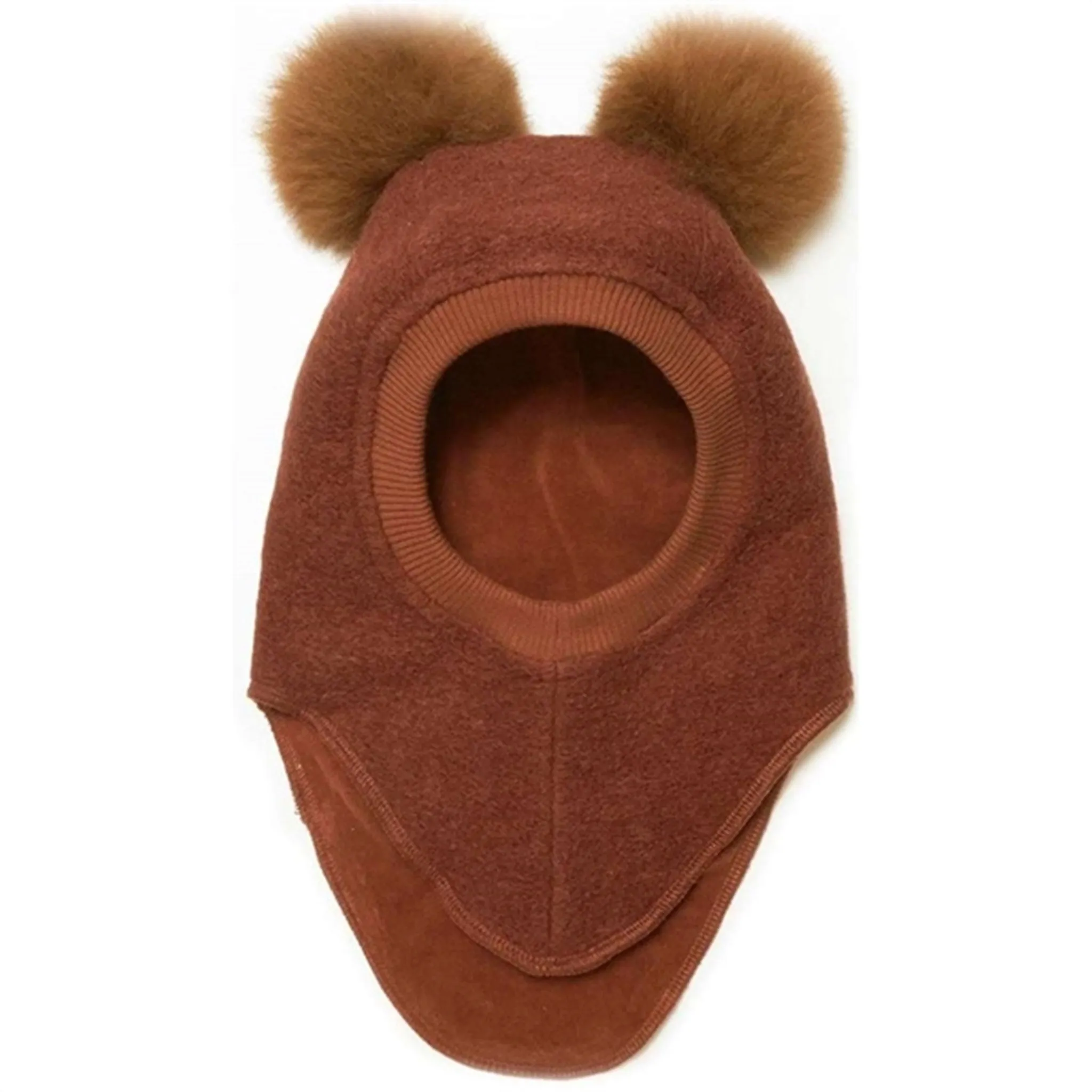 Huttelihut Wool Big Bear Balaclava Hat Cayenne/Api