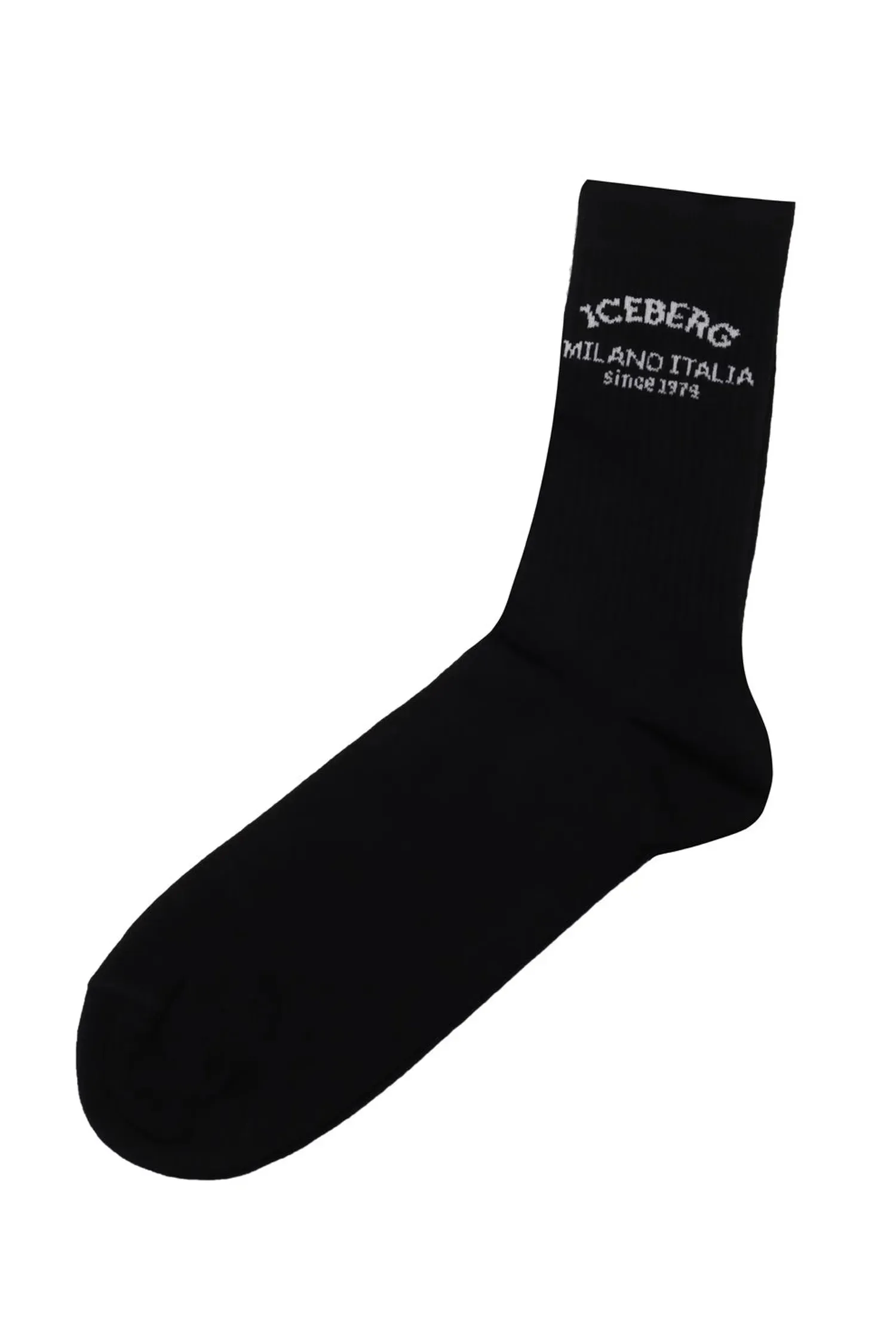 Iceberg Embroidered Logo Socks (Black) - I24630169249000