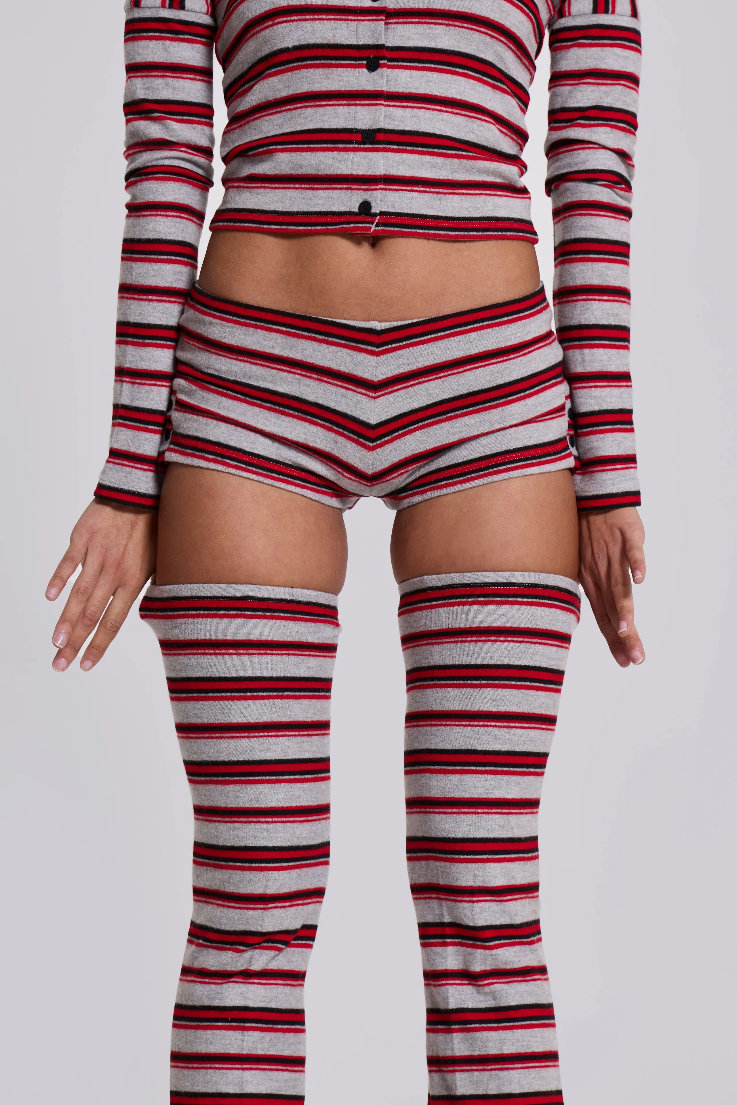 Isla Stripe Mini Shorts