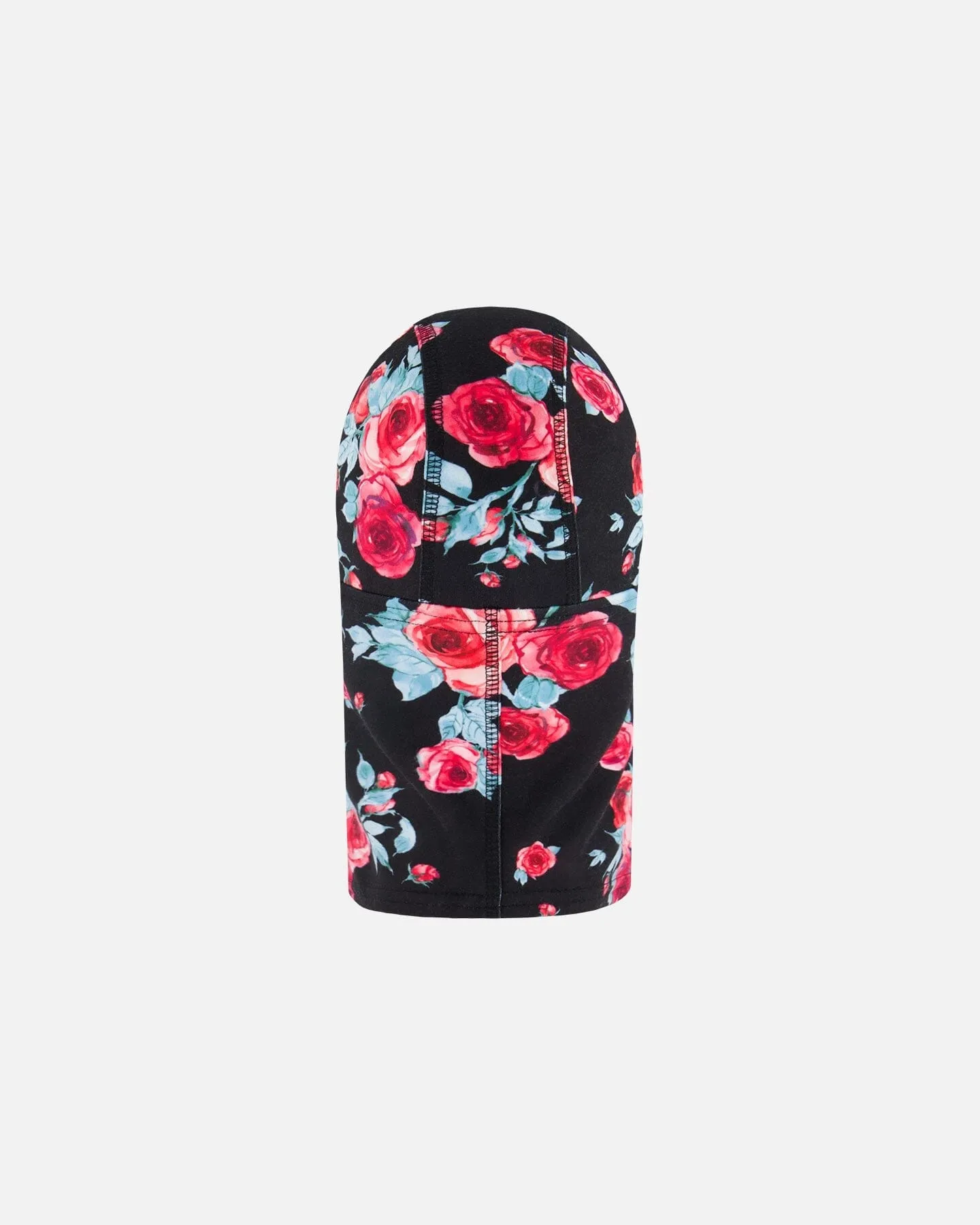 Jersey Balaclava Black Printed Roses by Deux par Deux